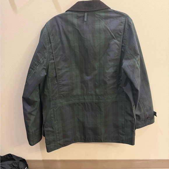 J. Crew Dark Green Plaid barn Jacket - Picture 2 of 5